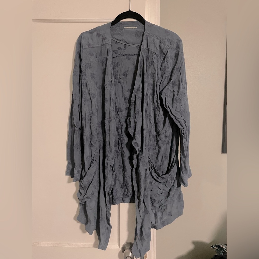 Anthropologie Embroidered Hei Hei Melita Duster Cardigan
